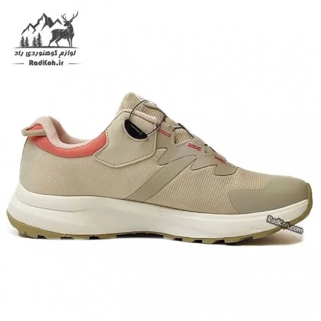 کفش رانینگ زنانه هامتو مدل 340229B-2 بند دیسکی رنگ بژ
