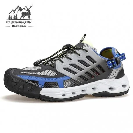 کفش رانینگ مردانه هامتو مدل 650667A-3 رنگ مشکی/آبی