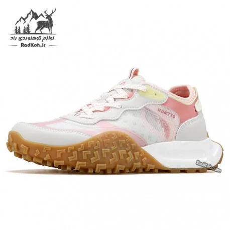 کفش رانینگ زنانه هامتو مدل 350719B-3 رنگ کرم(بژ)/صورتی