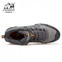 کفش ساقدار مردانه هامتو مدل 240760A-3 رنگ خاکستری تیره