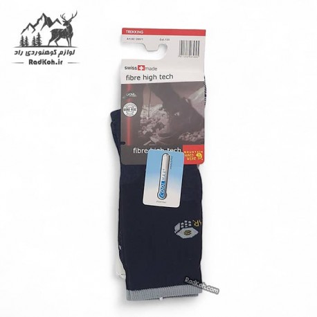 جوراب کوهنوردی مردانه ساق بلند مونتین هارد ویر رنگ مشکی