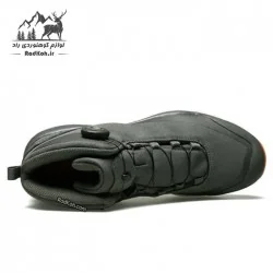 کفش پیاده روی مردانه هومتو مدل humtto 220838A-2 بند دیسکی رنگ خاکستری/نارنجی