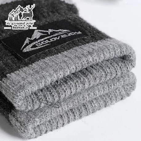 دستکش زمستانه بافت Golov.Ejoy مدل DZ121 رنگ طوسی