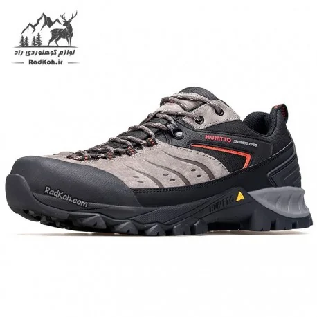 کفش طبیعت گردی مردانه هامتو مدل 140503A-2 رنگ طوسی روشن