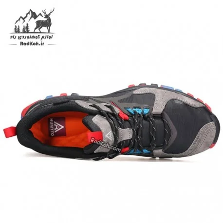 کفش پیاده روی مردانه هامتو مدل 340310A-2 رنگ مشکی/طوسی