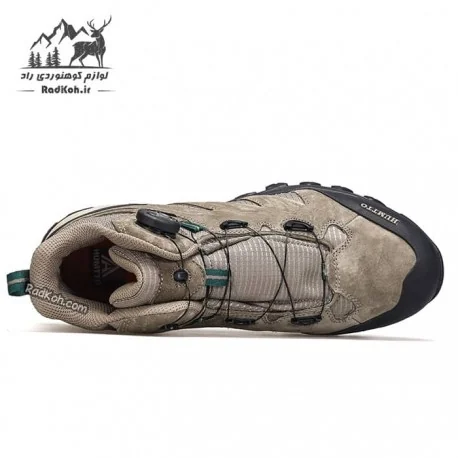 کفش مردانه هامتو مدل 240119A-3 بند دیسکی رنگ خاکی