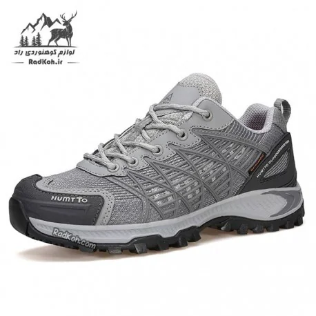 کفش طبیعت گردی مردانه هامتو مدل 150791A-2 رنگ طوسی