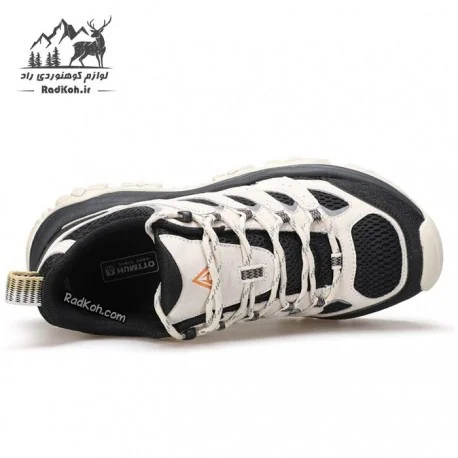 کتانی دویدن مردانه هامتو مدل 150846A-2 رنگ بژ/مشکی