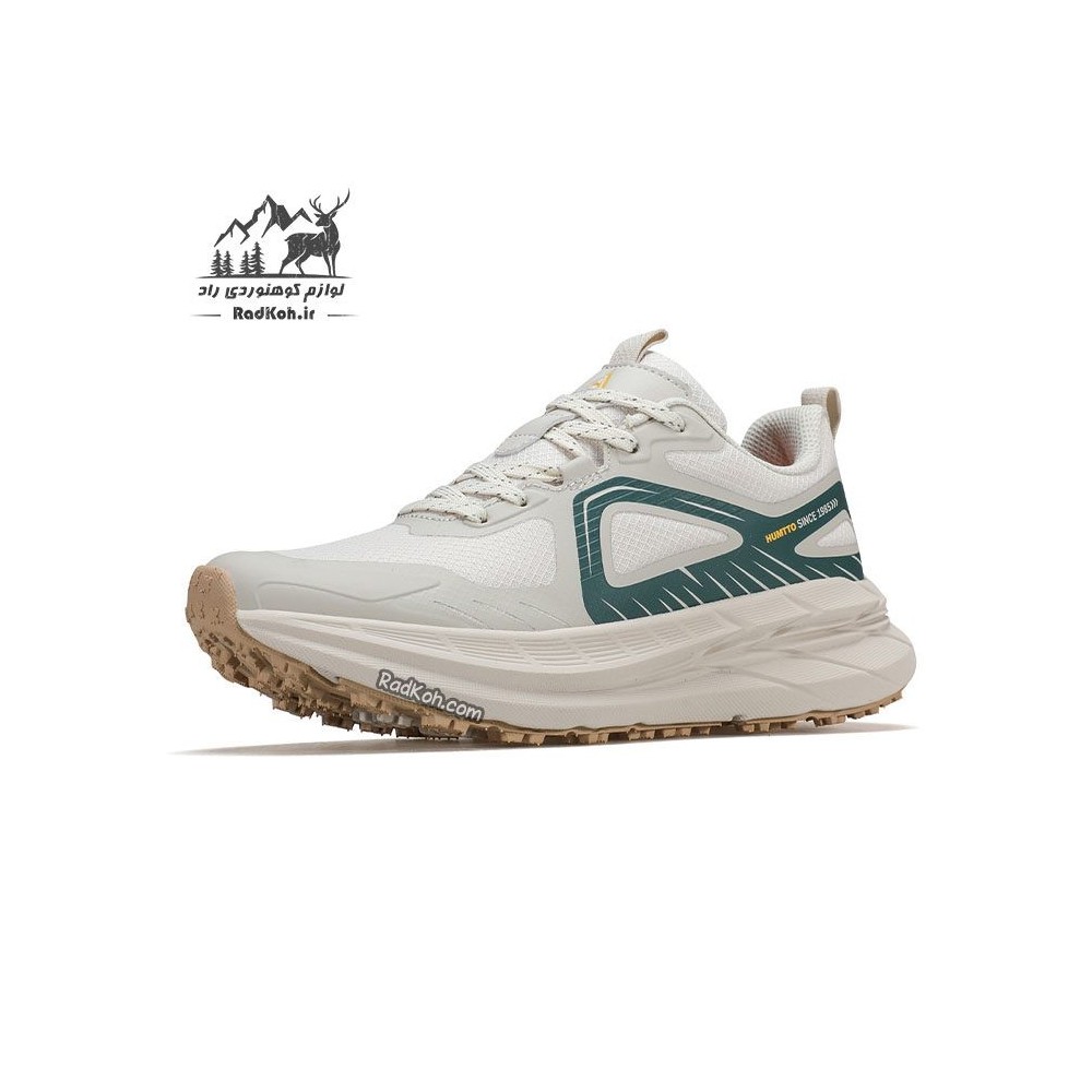 کفش راحتی زنانه هامتو مدل 350926B-5 رنگ کرم(بژ)/سبز