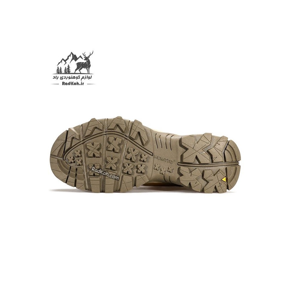 کفش ساق بلند مردانه هامتو مدل 250290A-3 رنگ خاکی