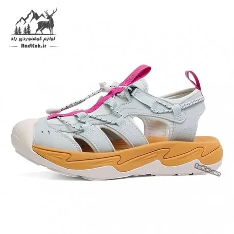 صندل طبیعت گردی زنانه اسنوهاک مدل Naica کد SH-1212W رنگ سبز/نارنجی