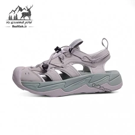 صندل پیاده روی مردانه اسنوهاک مدل Bora کد SH-1212M رنگ طوسی/سبز