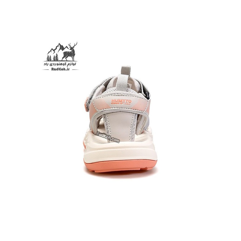 صندل زنانه هومتو مدل 740977B-2 رنگ طوسی/صورتی