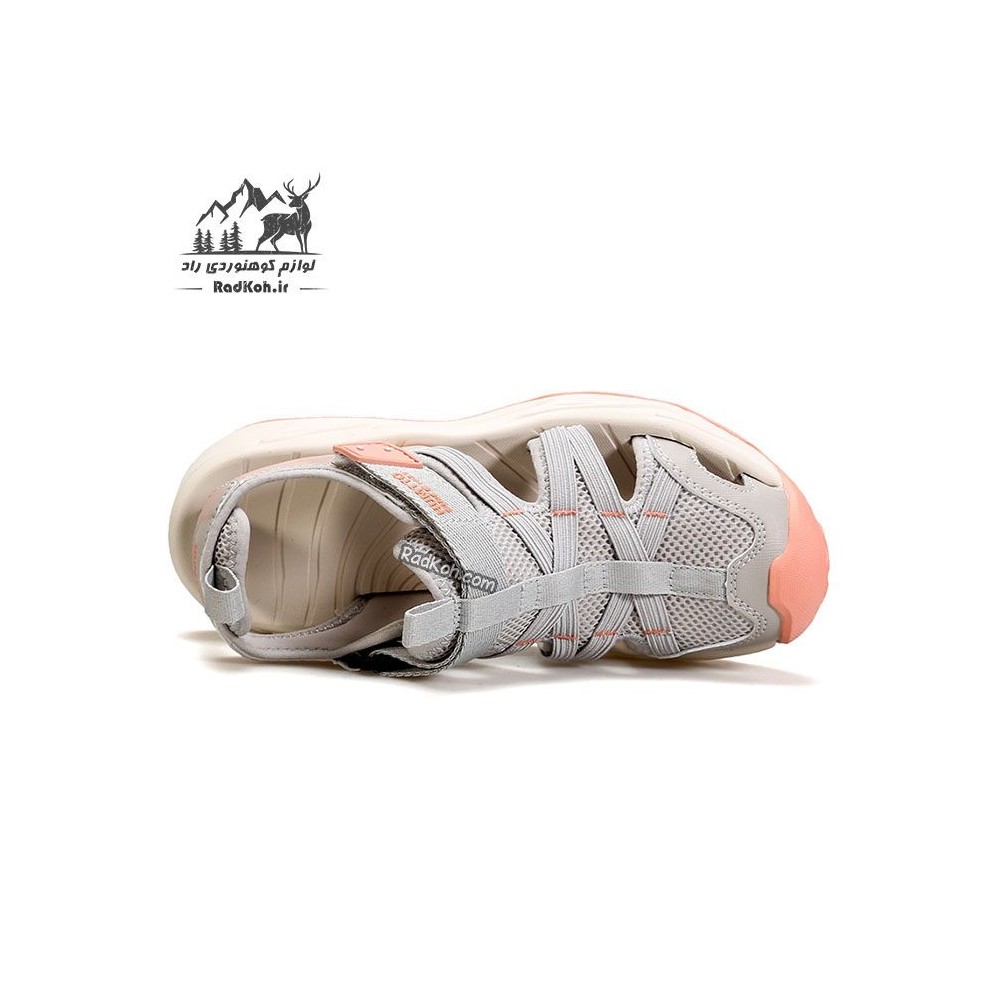 صندل طبیعت گردی زنانه هامتو مدل 740977B-2 رنگ طوسی/صورتی