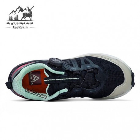 کفش هامتو زنانه مدل 860714B-1 بند دیسکی رنگ مشکی/بژ