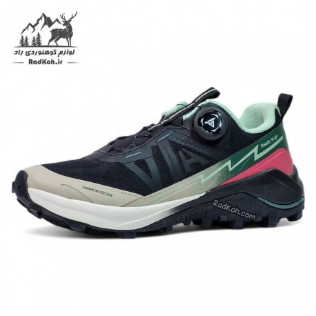 کفش ورزشی زنانه هامتو مدل 860714B-1 بند دیسکی رنگ مشکی/بژ