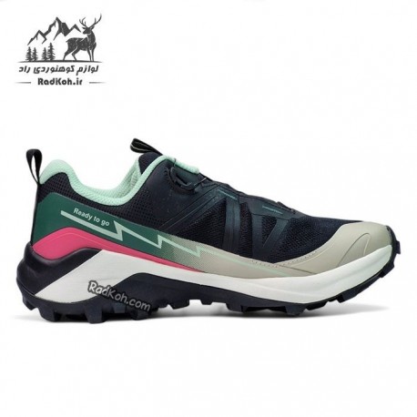 کفش رانینگ زنانه هامتو مدل 860714B-1 بند دیسکی رنگ مشکی/بژ