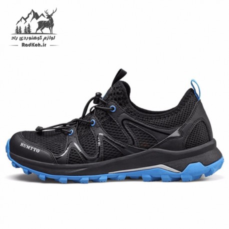 کفش پیاده روی مردانه هامتو مدل 110428A-2 رنگ مشکی/آبی
