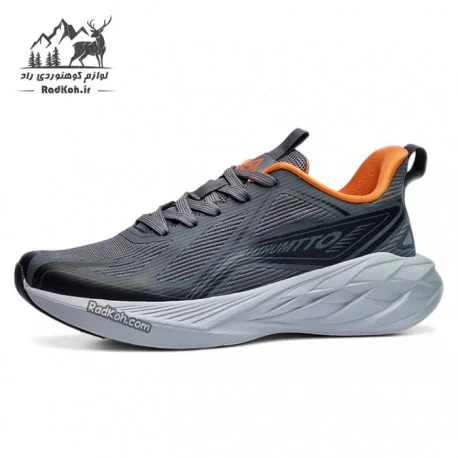 کفش پیاده روی مردانه هامتو مدل 360759A-3 رنگ خاکستری تیره/نارنجی