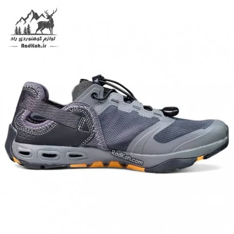 کفش صندل زنانه هامتو مدل 630551B-11 رنگ خاکستری تیره