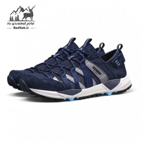 کفش پیاده روی مردانه هامتو مدل 110074A-1 رنگ سرمه ای
