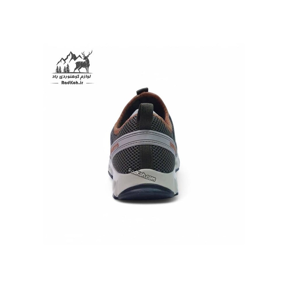 کفش طبیعت گردی زنانه هامتو مدل 610049B-15 رنگ طوسی/سبز تیره