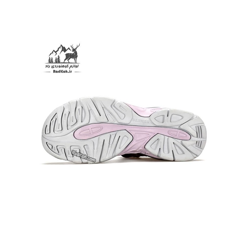 صندل کوهنوردی سبک هامتو زنانه مدل 9602-16 رنگ طوسی/یاسی