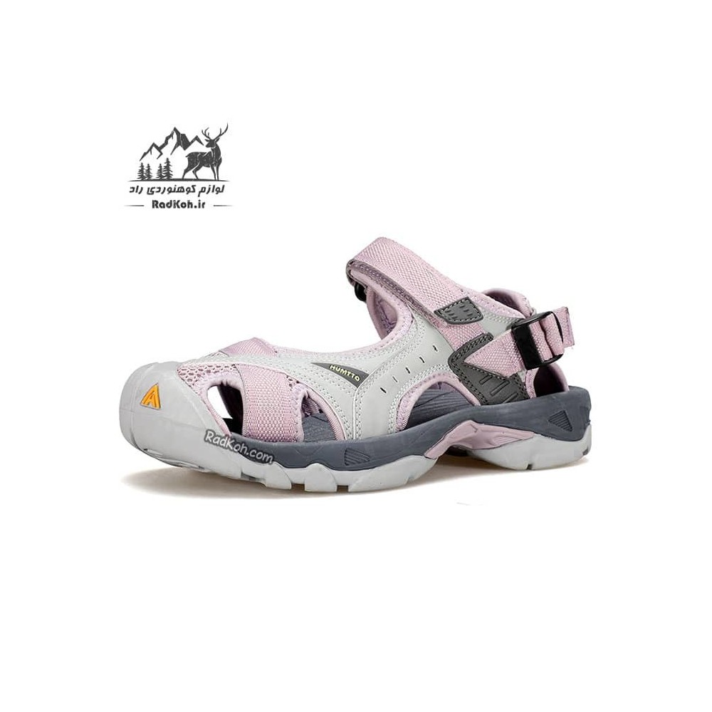 صندل هومتو زنانه مدل 9602-16 رنگ طوسی/یاسی