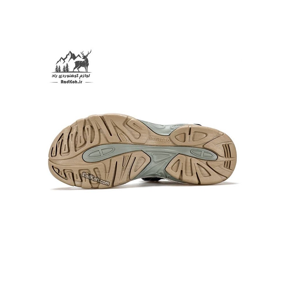 صندل رانینگ زنانه هامتو مدل 9602-18 رنگ طوسی/سبز