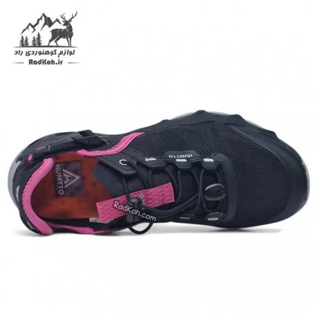 صندل زنانه هامتو مدل 610395B-3 رنگ مشکی/صورتی