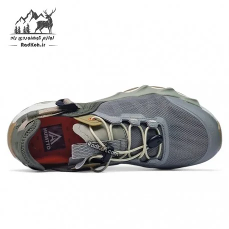 کفش صندل راحتی زنانه هامتو مدل 610395B-6 رنگ طوسی/سبز