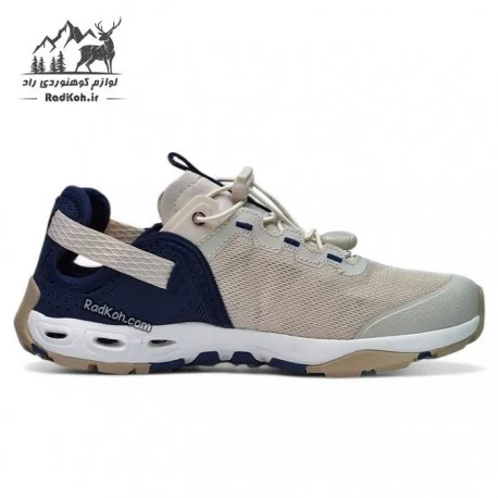 کفش صندل پیاده روی هومتو زنانه مدل 610395B-4 رنگ سفید/کرم/سرمه ای