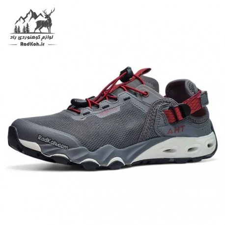 کفش صندل آبنوردی زنانه هامتو مدل 610395B-5 رنگ خاکستری/زرشکی