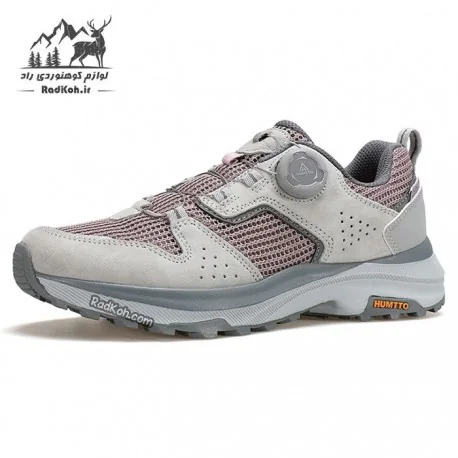 کفش زنانه هومتو مدل 160913B-2 بند دیسکی رنگ طوسی/یاسی