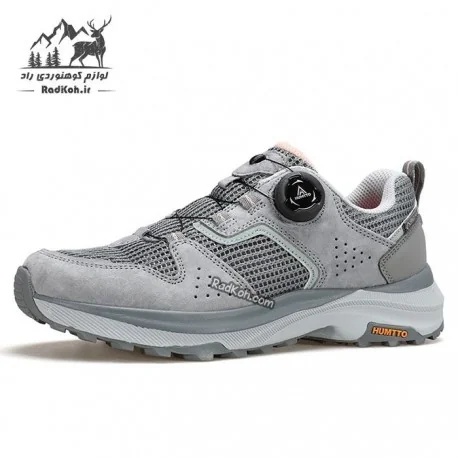 کفش هامتو زنانه مدل 160913B-4 بند دیسکی رنگ خاکستری