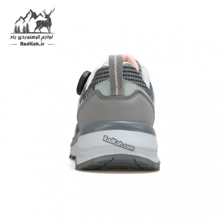 کفش پیاده روی زنانه هامتو مدل 160913B-4 بند دیسکی رنگ خاکستری