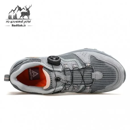 کفش زنانه هومتو مدل humtto 160913B-4 بند دیسکی رنگ خاکستری