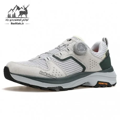 کفش پیاده روی هومتو زنانه مدل 160913B-5 بند دیسکی رنگ طوسی/سبز