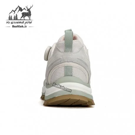 کفش هامتو زنانه مدل 160482B-4 بند دیسکی رنگ کرم(بژ)/سبز