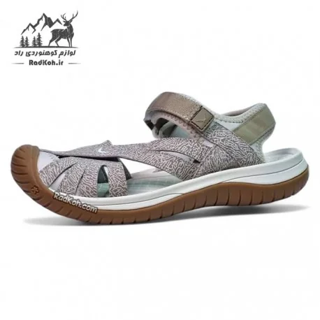 صندل طبیعت گردی زنانه اسنوهاک مدل Elaine کد SN-385-2 رنگ طوسی