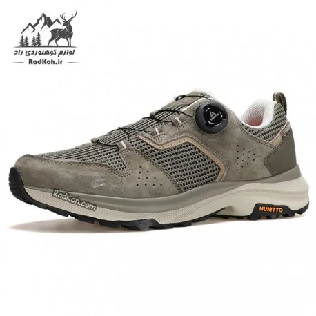 کفش رانینگ مردانه هامتو مدل 160913A-3 بند دیسکی رنگ خاکی
