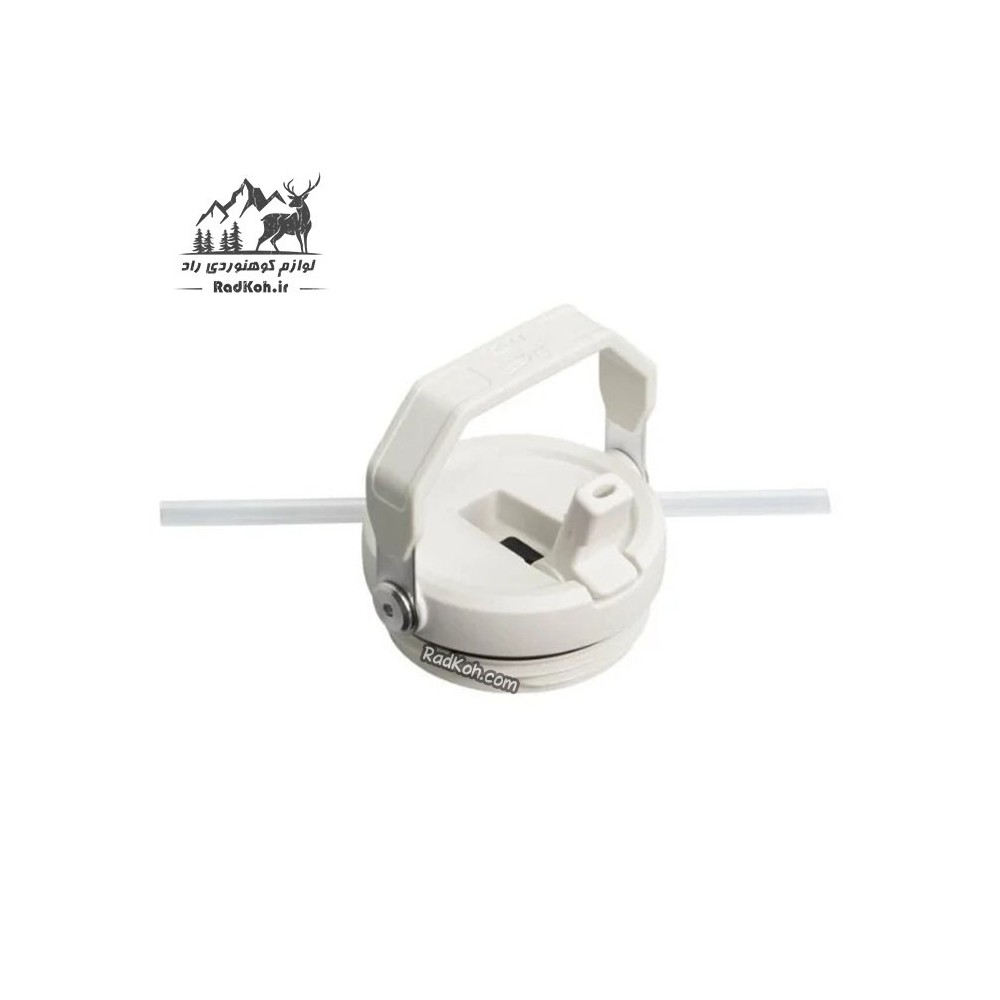 تراول نی دار 880 میلی لیتر استنلی  مدل FLIP STRAW TUMBLER 0.88L رنگ سفید