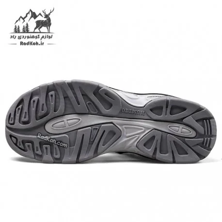 صندل پیاده روی زنانه هامتو مدل 9602-19 رنگ خاکستری تیره