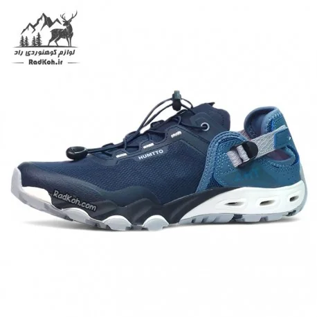 کفش صندل مردانه هومتو مدل 640717A-6 رنگ سرمه ای/آبی فیروزه ای