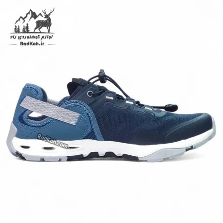 کفش مردانه هامتو مدل 640717A-6 رنگ سرمه ای/آبی فیروزه ای