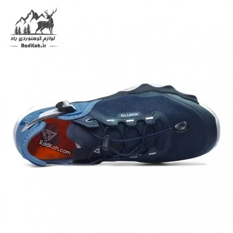 کفش صندل پیاده روی مردانه هامتو مدل 640717A-6 رنگ سرمه ای/آبی فیروزه ای