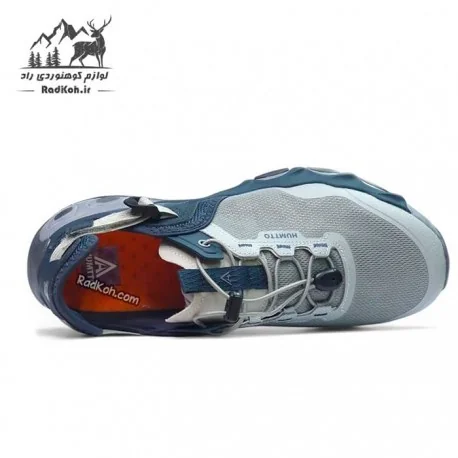 کفش صندل پیاده روی هامتو مردانه مدل 640717A-8 رنگ طوسی/سرمه ای