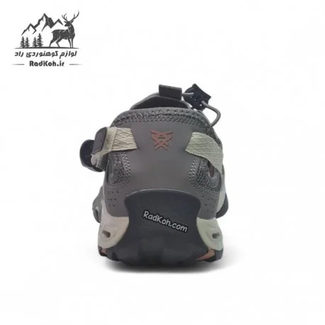 کفش صندل مردانه هامتو مدل 640717A-11 رنگ طوسی/سبز