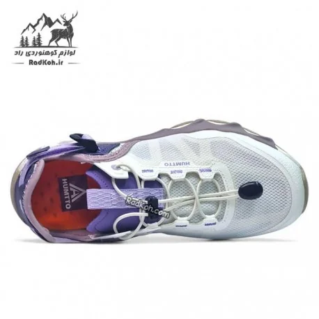 صندل هامتو زنانه مدل 640717B-3 رنگ سفید/سوسنی