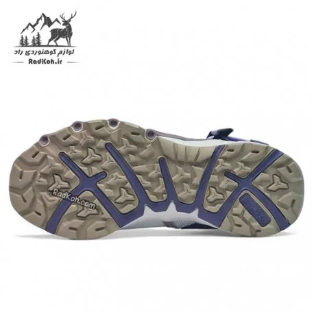 کفش صندل زنانه هامتو مدل 640717B-3 رنگ سفید/سوسنی